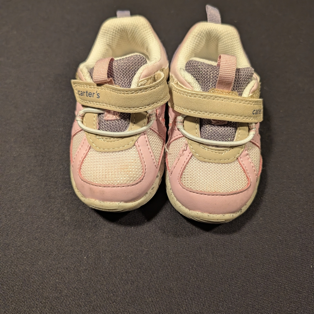 Carter's Pink and Beige Kids Sneakers
